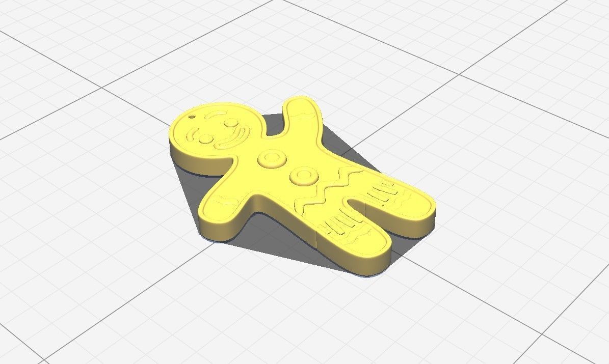 Ginger Bread Ornament 3D print model_5
