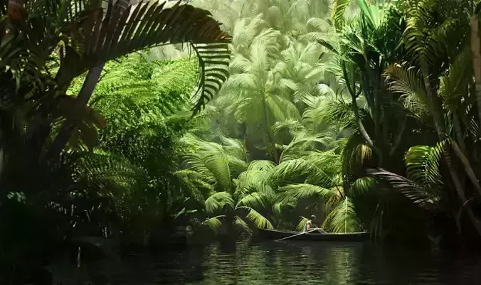 Archmodels vol 85 - Tropical Trees Collection 3D model