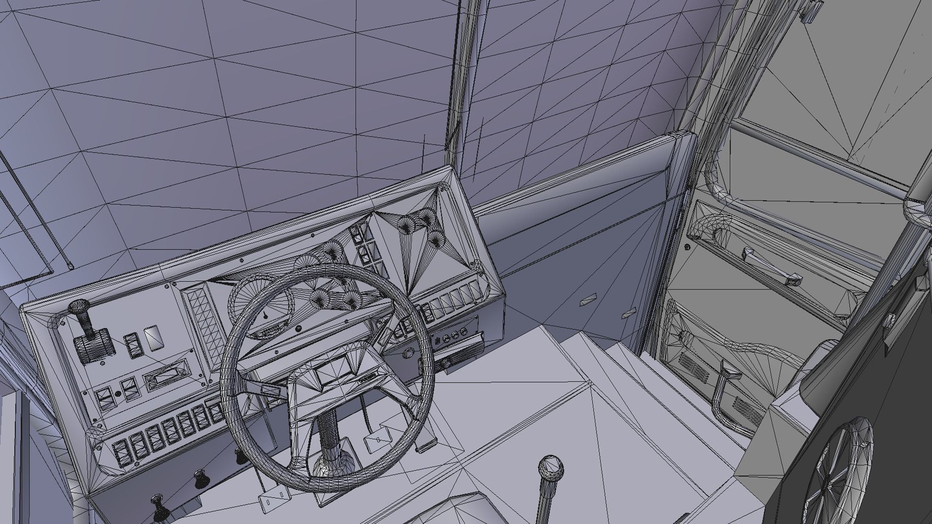Comil Galleggiante Volvo B10M Low-poly 3D model_19