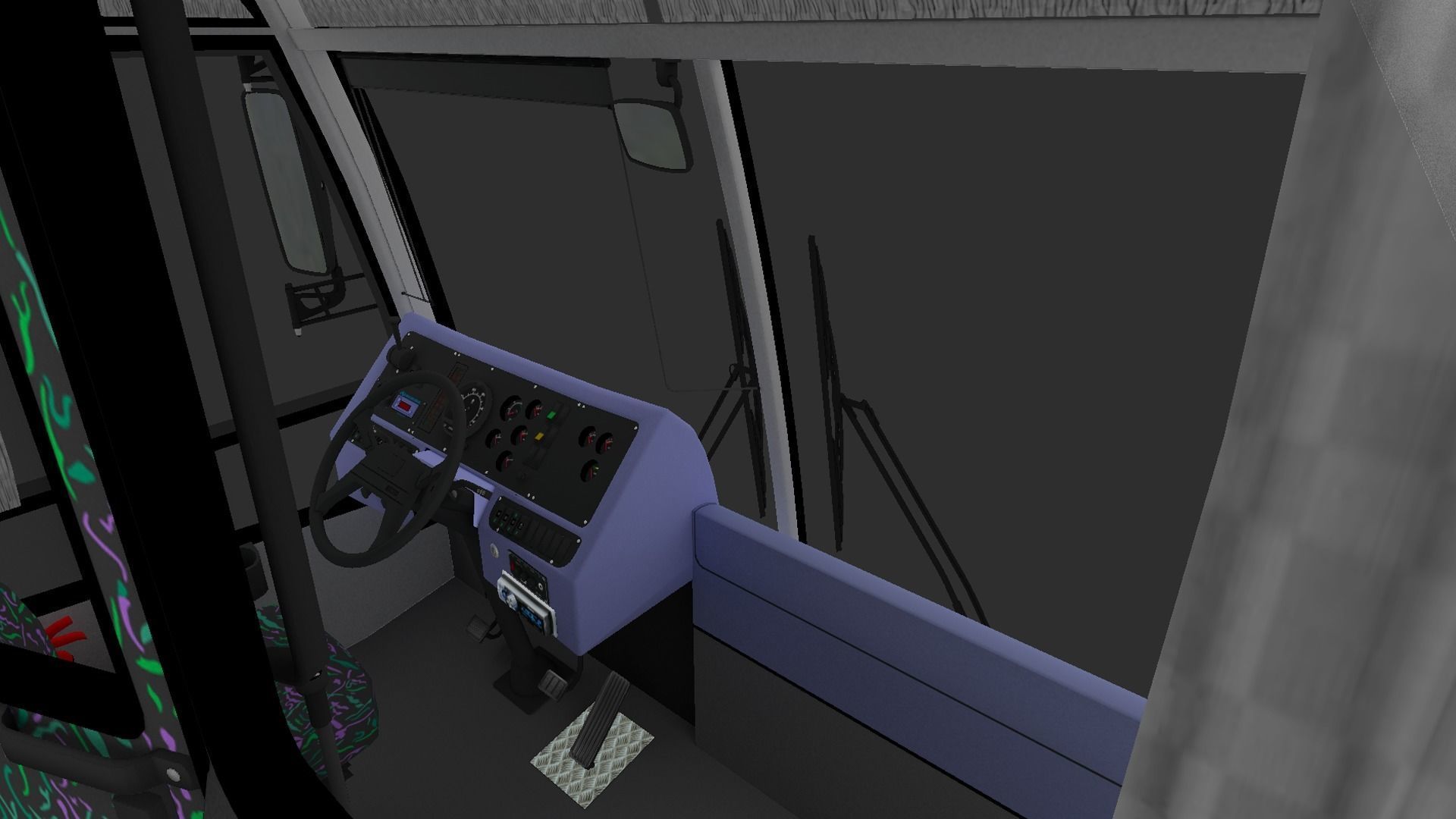 Comil Galleggiante Volvo B10M Low-poly 3D model_10