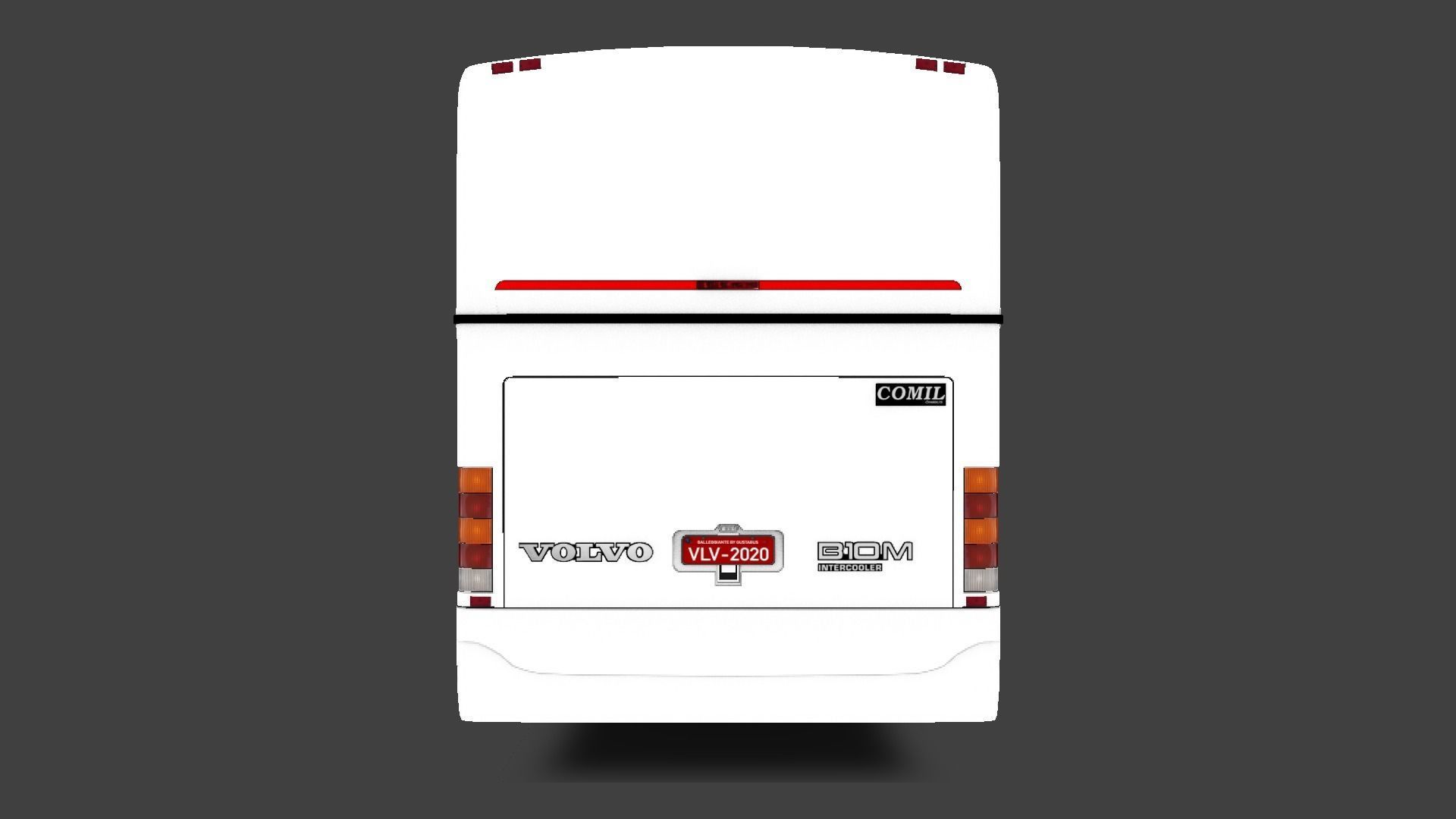 Comil Galleggiante Volvo B10M Low-poly 3D model_3