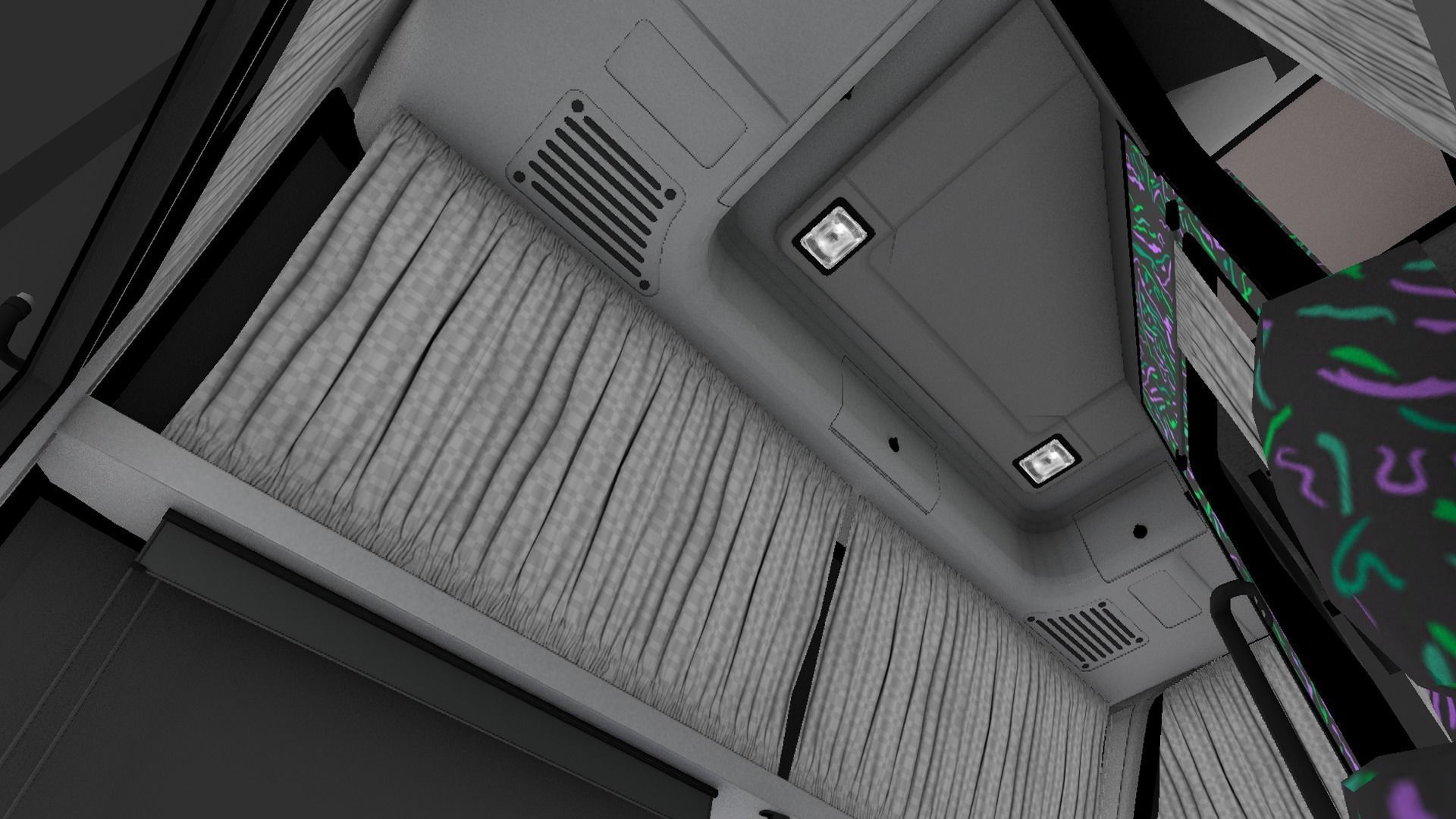 Comil Galleggiante Volvo B10M Low-poly 3D model_13