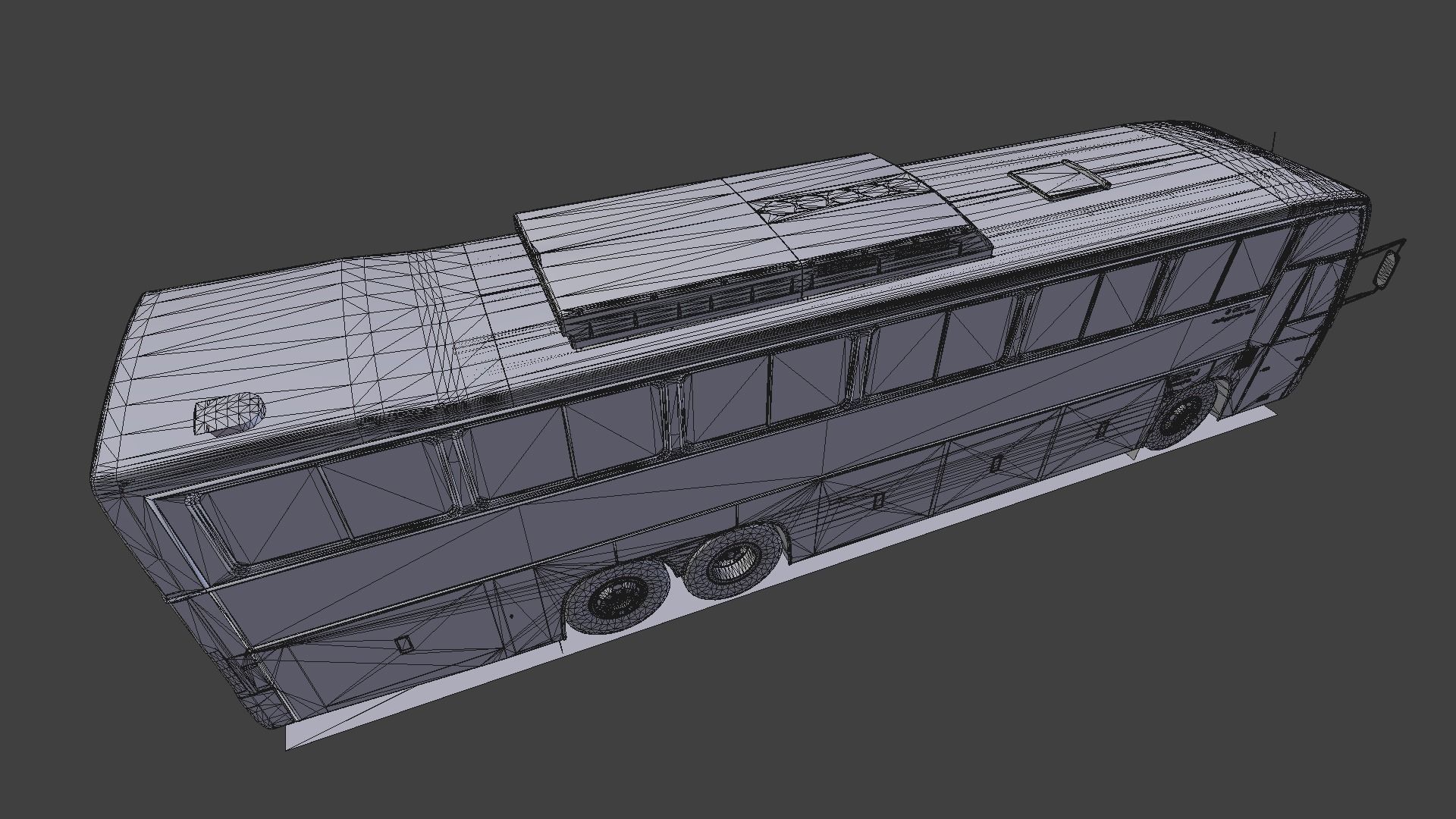 Comil Galleggiante Volvo B10M Low-poly 3D model_18