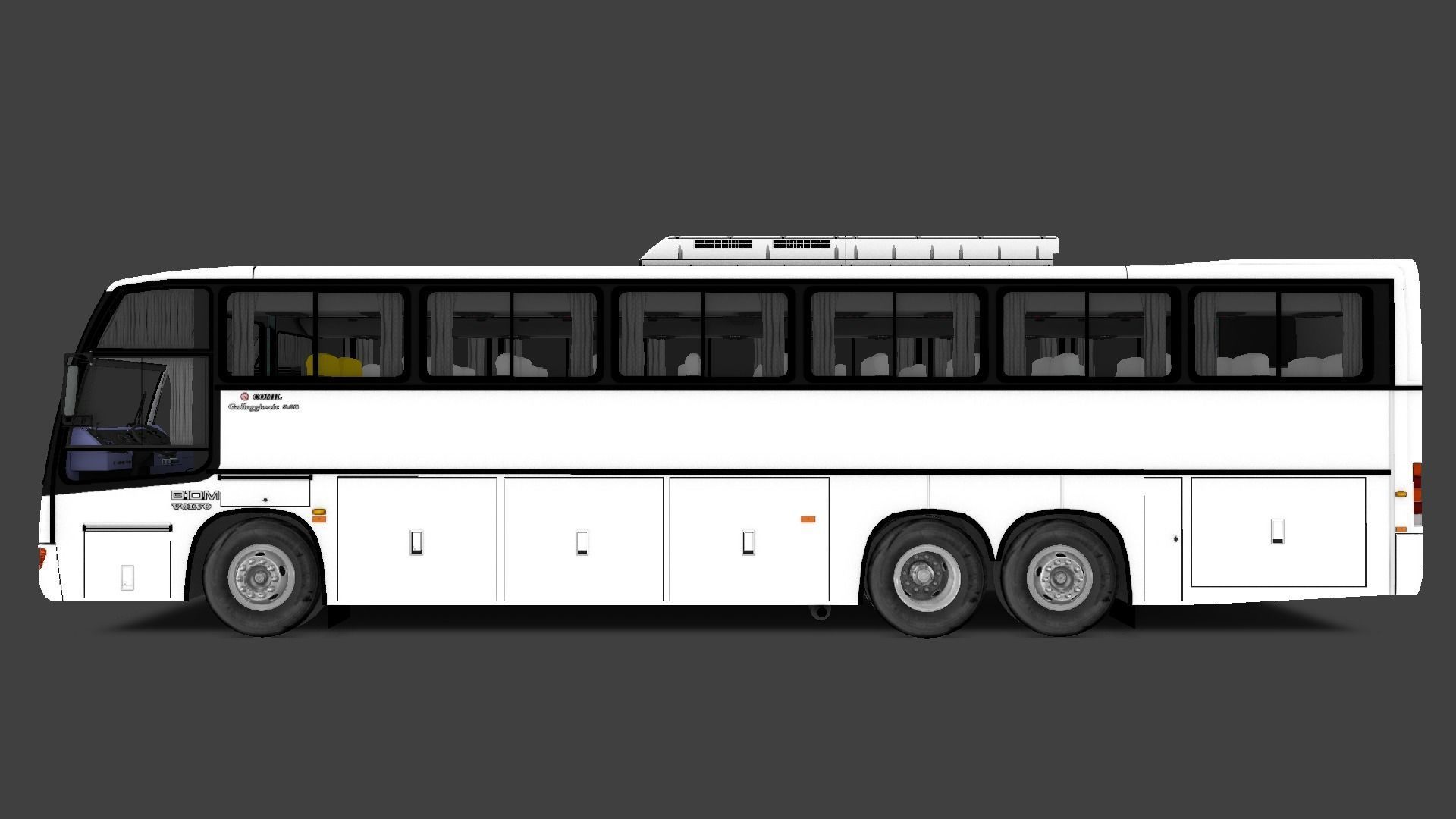 Comil Galleggiante Volvo B10M Low-poly 3D model_5