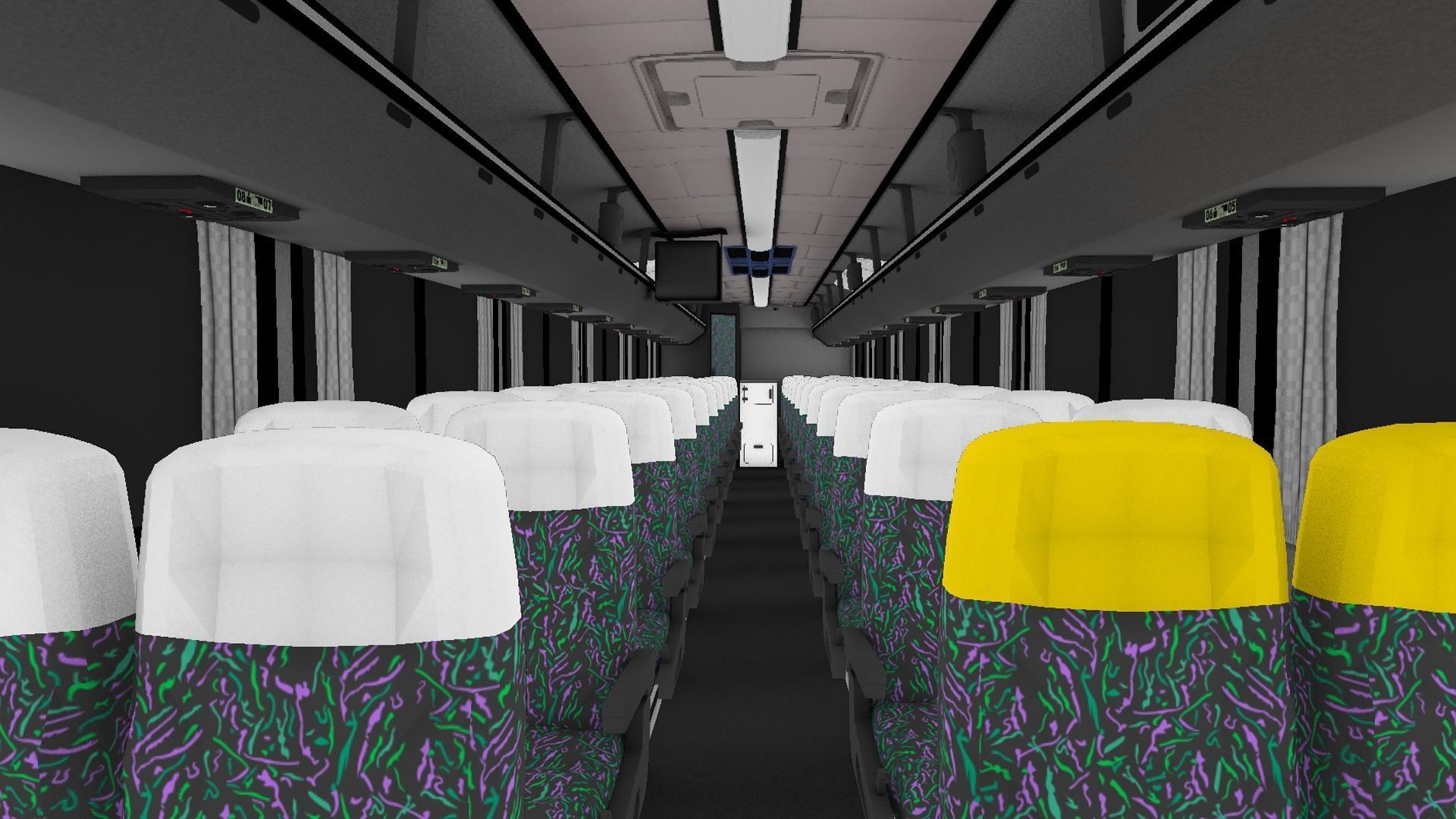 Comil Galleggiante Volvo B10M Low-poly 3D model_14