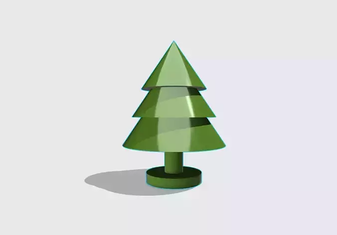 Christmas tree 3D print model