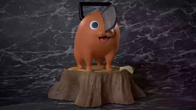 Chainsaw Man - Pochita 3D Print Model