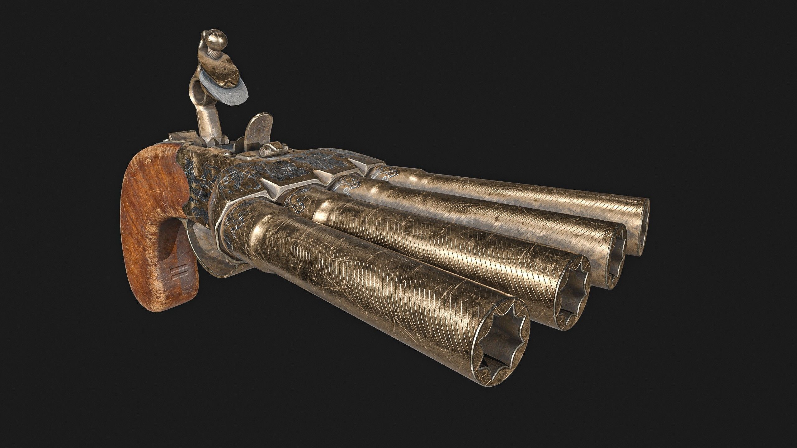 3D model Duck Foot Pistol VR / AR / low-poly | CGTrader
