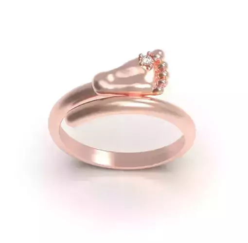 BABY FEET RING