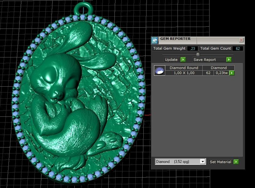 Rabbit bunny hare coney cony lapin krolik 2023 year 3D print model_3