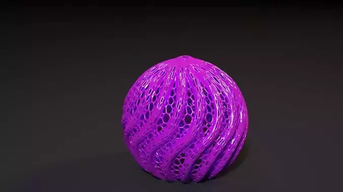 Christmas Ball 7 3D print model