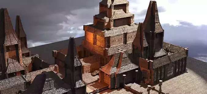 Lizard Cult Cathedral Kitbash 1