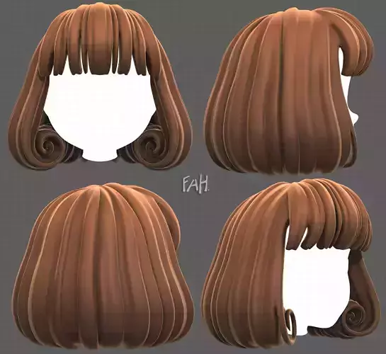 Base Hair for girl V49