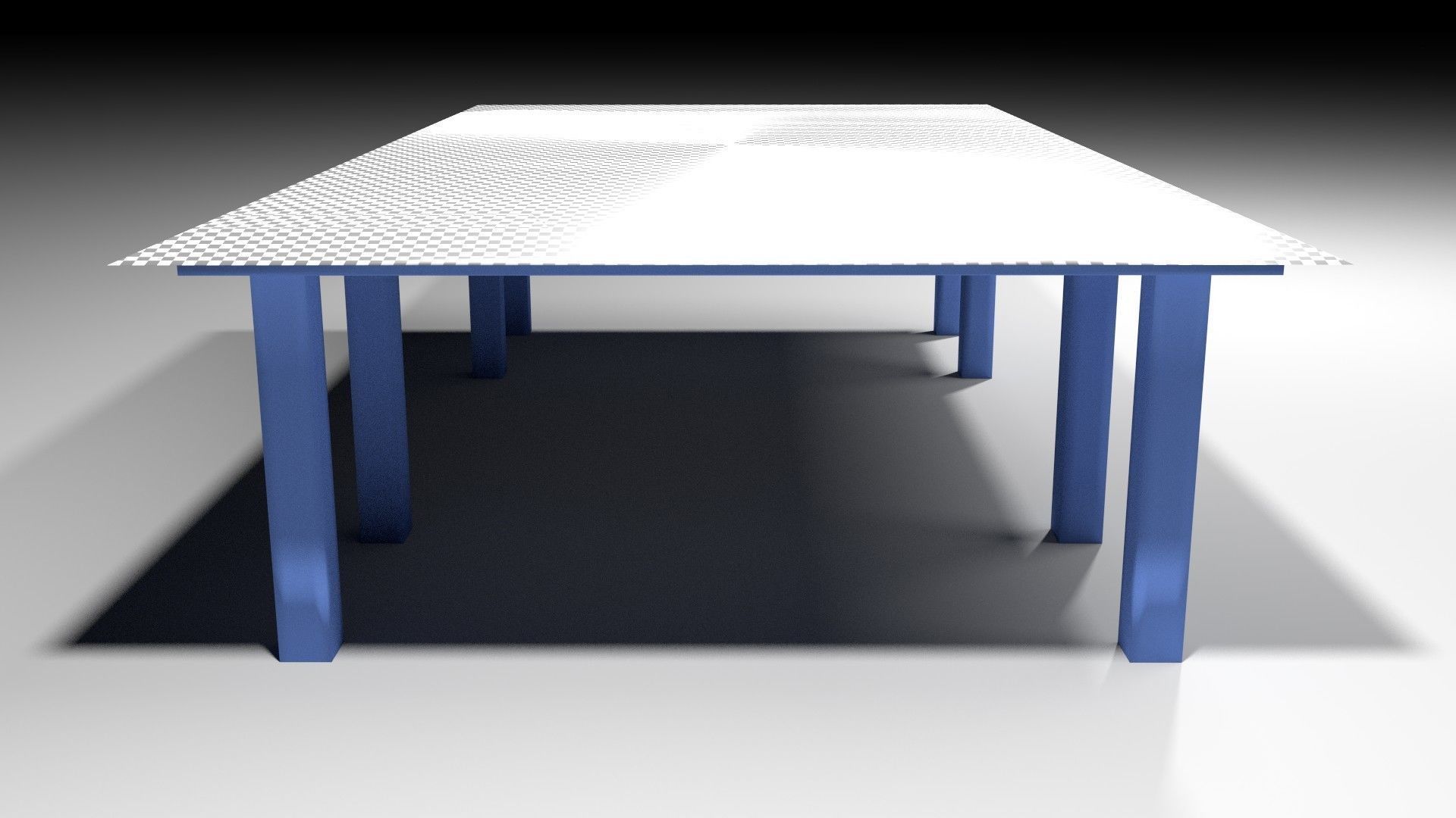 Warehouse 5 dining table with legs 3D model_1