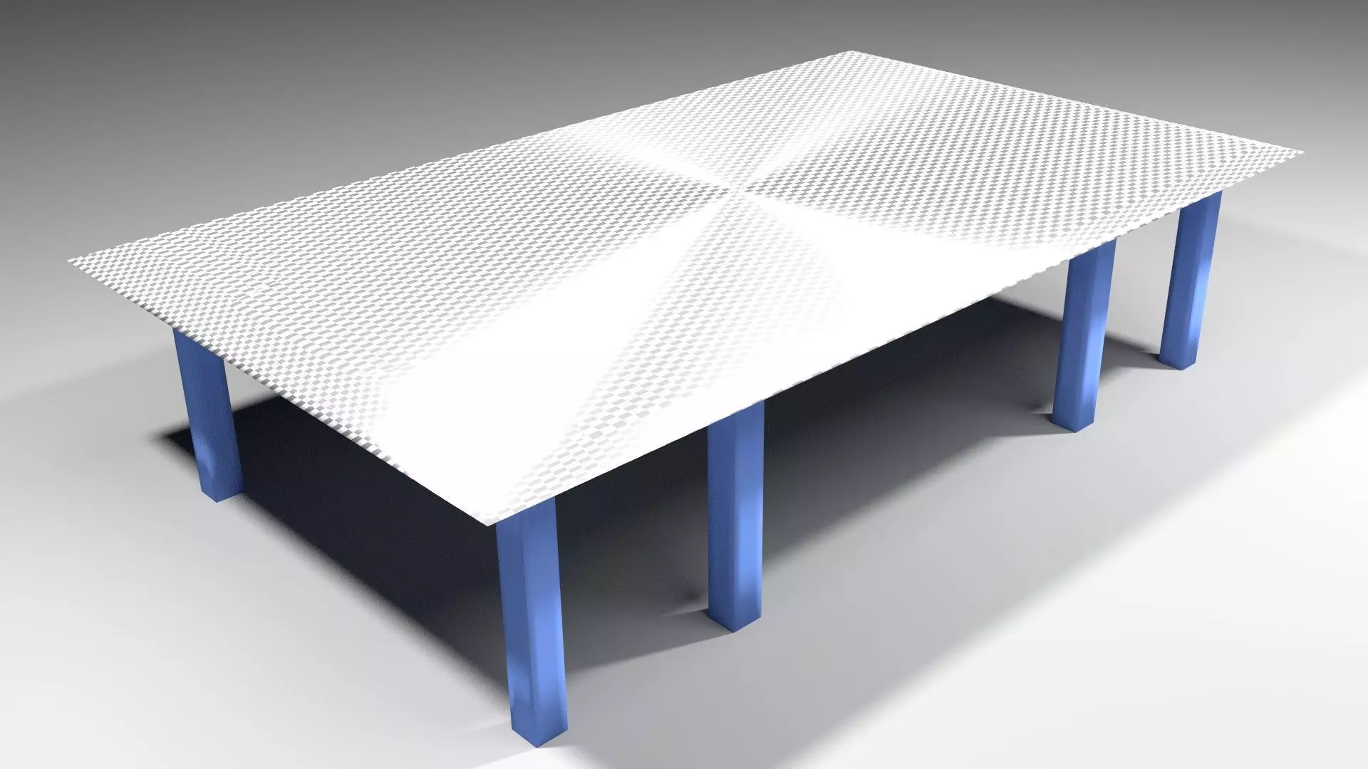 Warehouse 5 dining table with legs 3D model_0