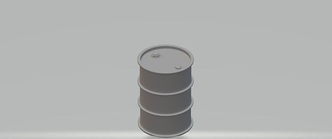 Barrel 2 oil Free 3D print model