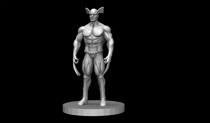 WOLVERINE 3D print model figurine