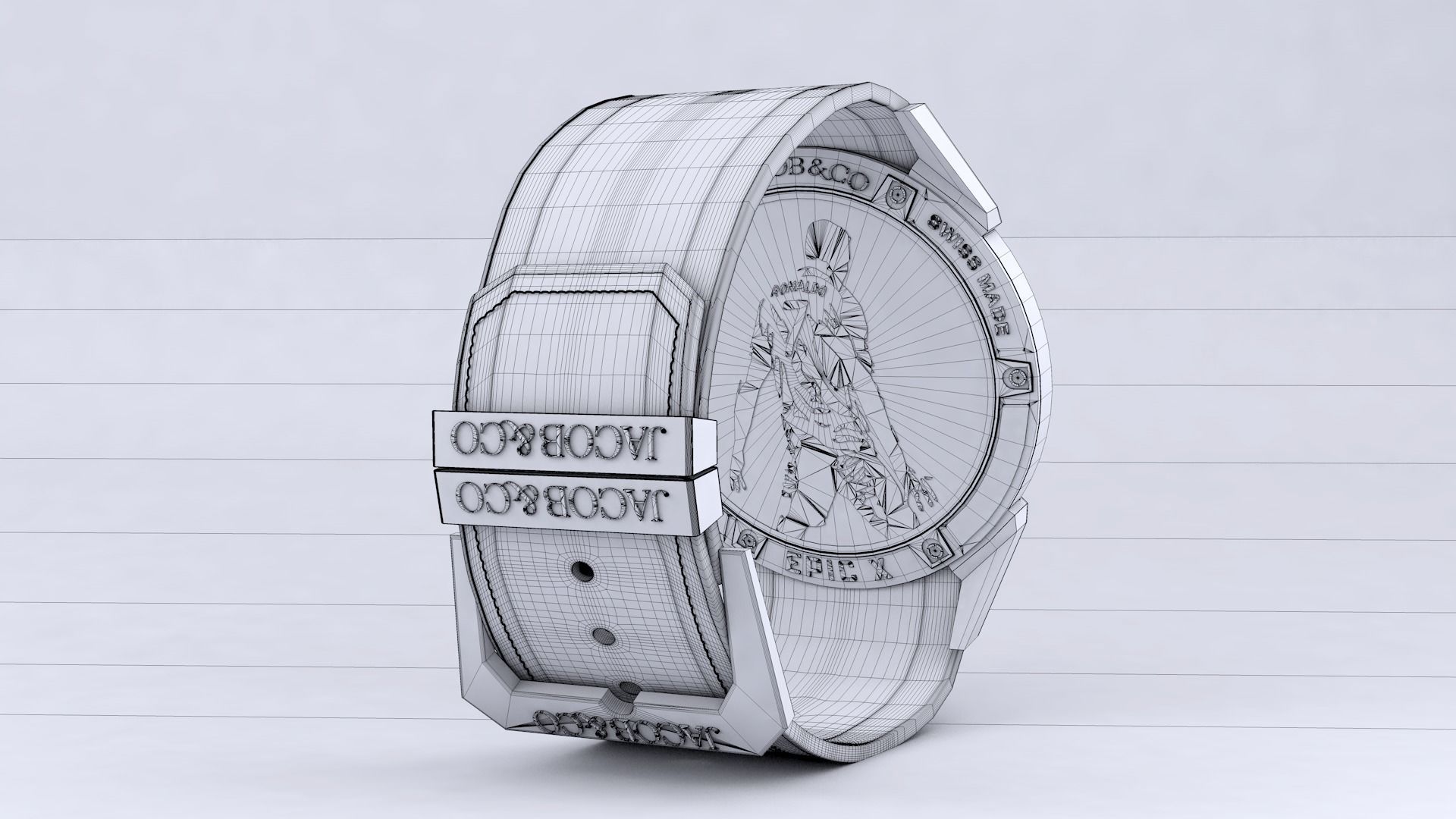 CR7 iconic watch The Jacob Co 3D model_34
