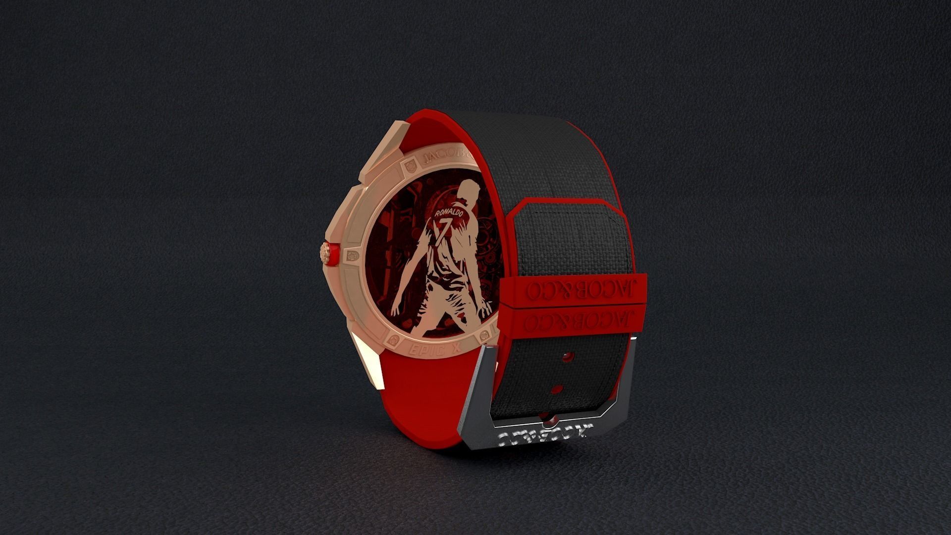 CR7 iconic watch The Jacob Co 3D model_12