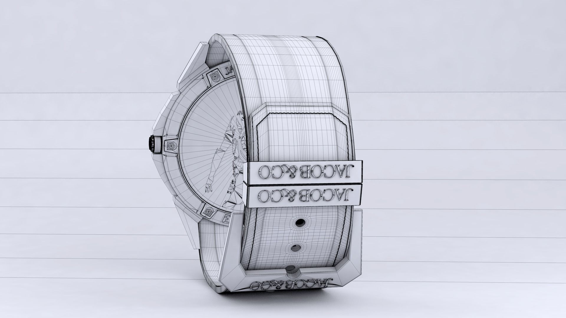 CR7 iconic watch The Jacob Co 3D model_41