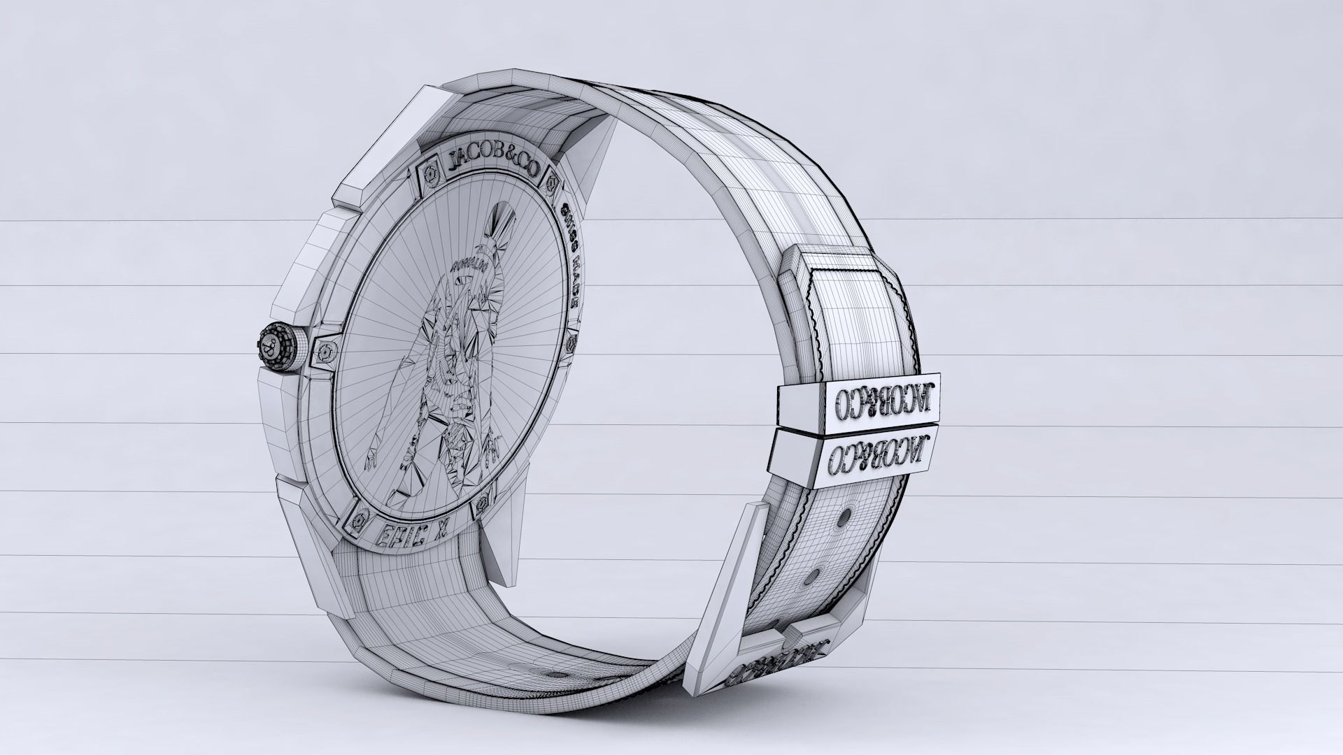 CR7 iconic watch The Jacob Co 3D model_38