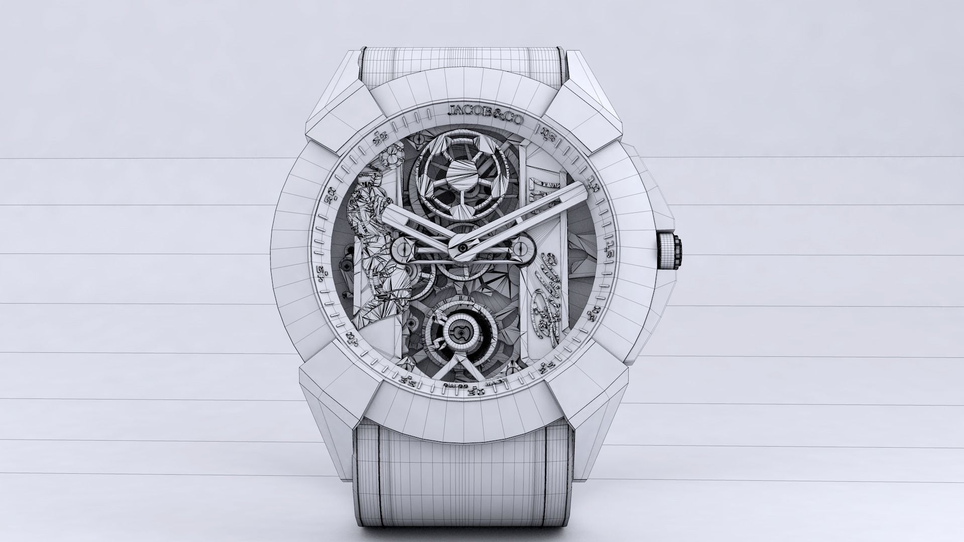 CR7 iconic watch The Jacob Co 3D model_29