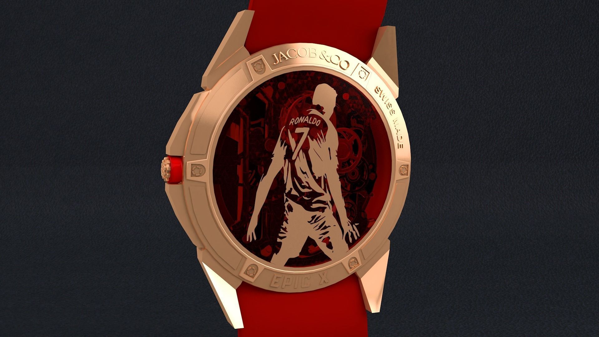 CR7 iconic watch The Jacob Co 3D model_2