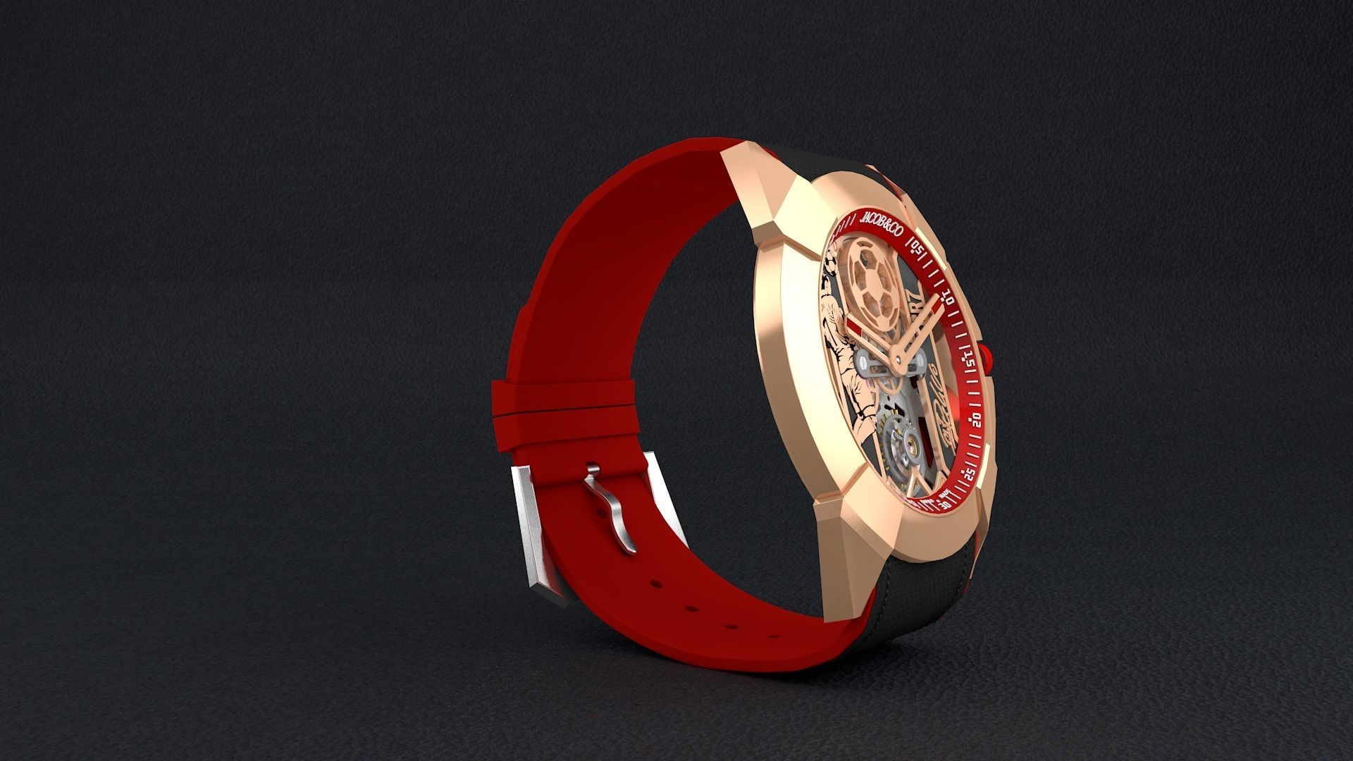 CR7 iconic watch The Jacob Co 3D model_13