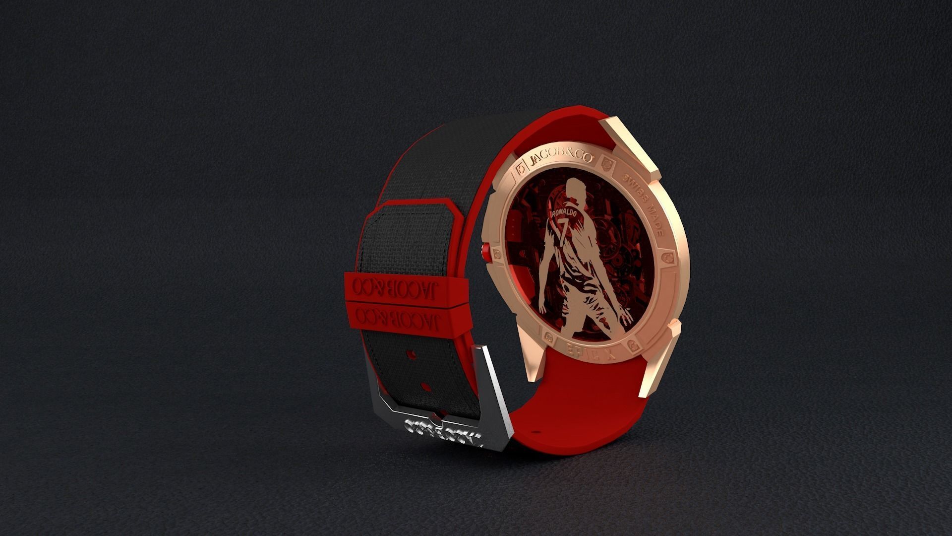 CR7 iconic watch The Jacob Co 3D model_16