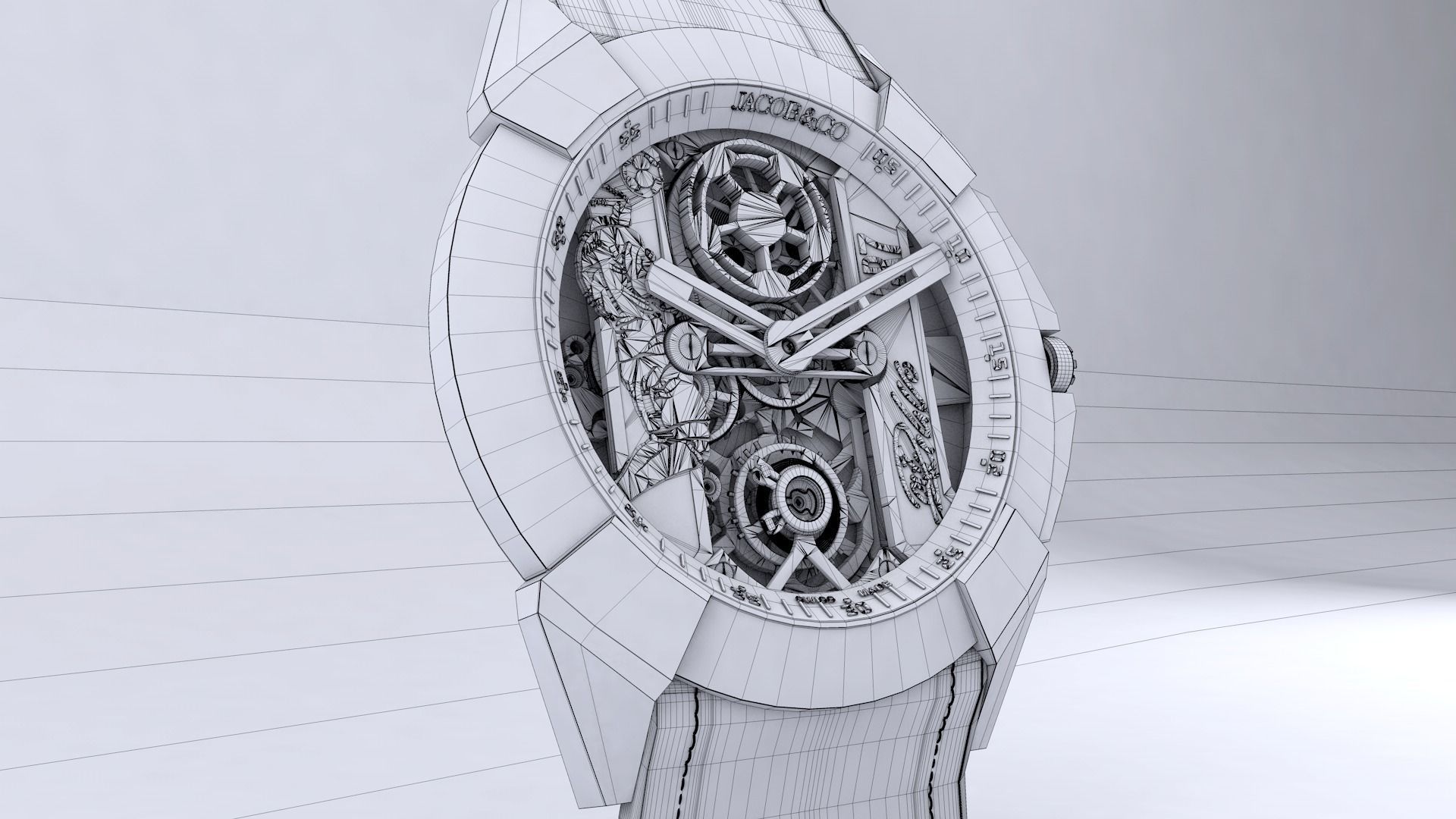 CR7 iconic watch The Jacob Co 3D model_8