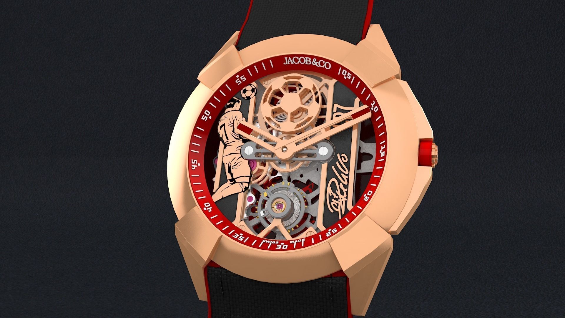 CR7 iconic watch The Jacob Co 3D model_1