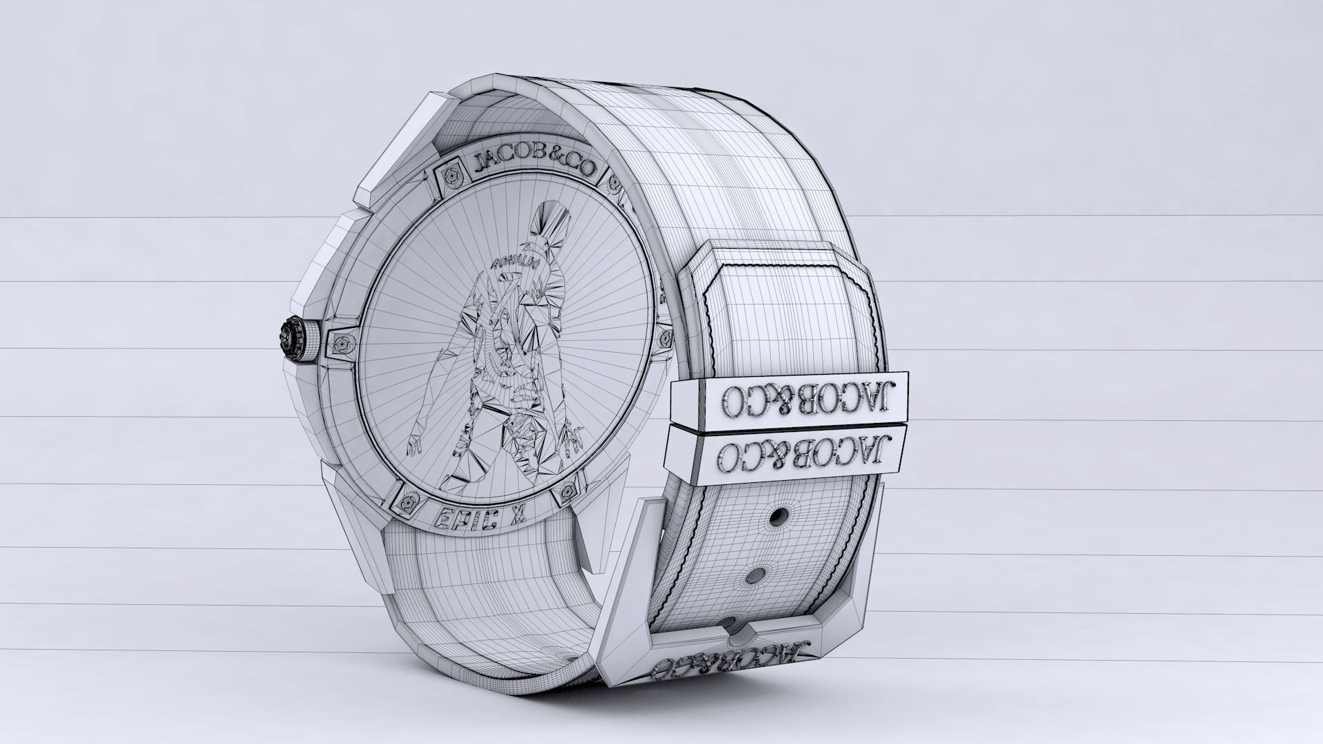 CR7 iconic watch The Jacob Co 3D model_36
