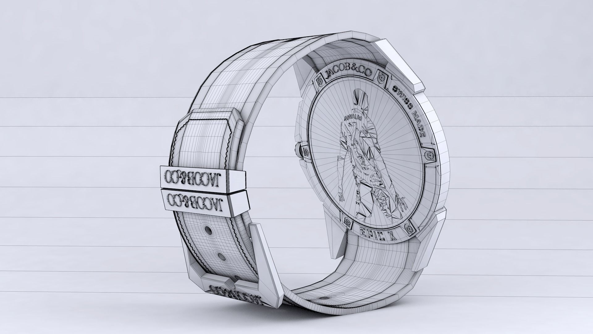 CR7 iconic watch The Jacob Co 3D model_39