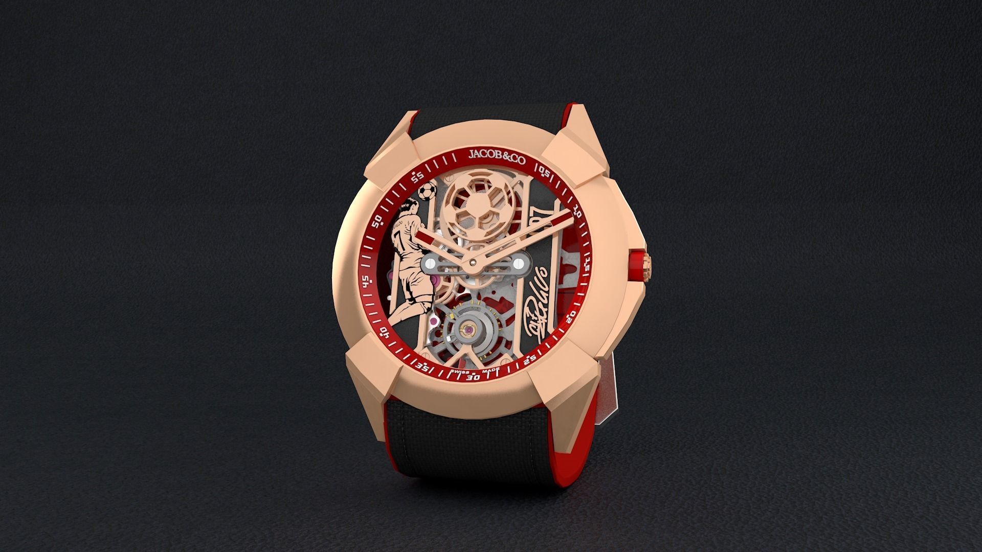 CR7 iconic watch The Jacob Co 3D model_25