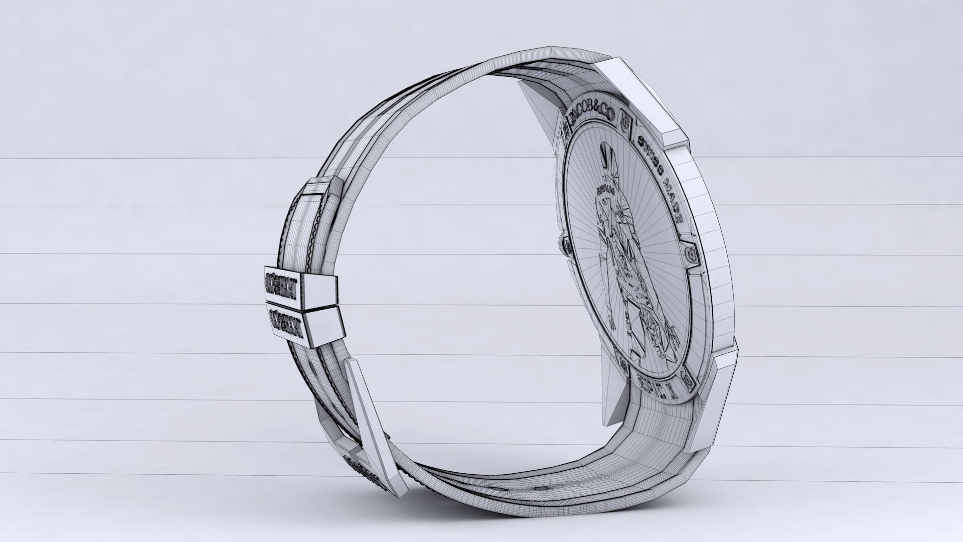CR7 iconic watch The Jacob Co 3D model_44