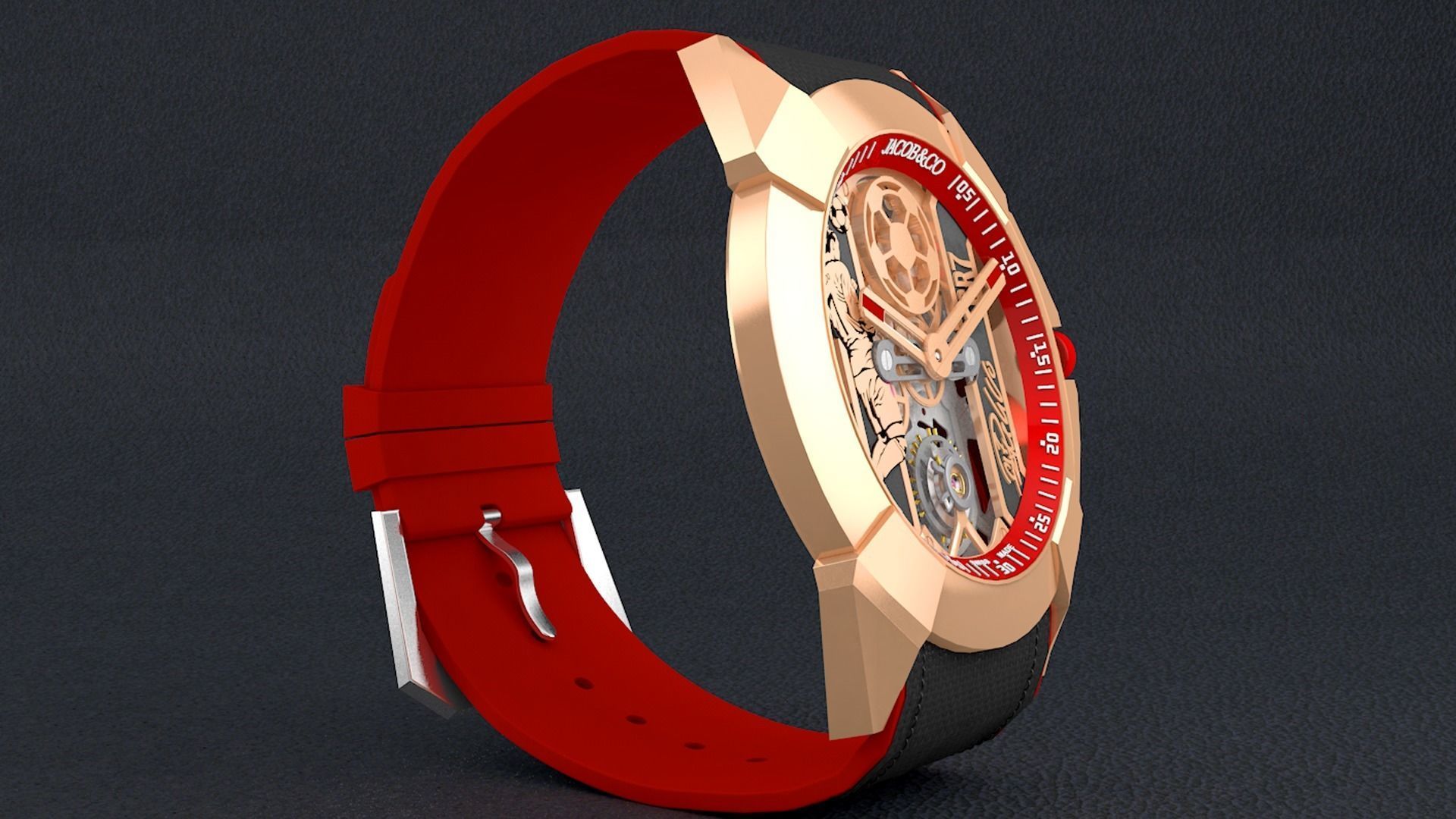 CR7 iconic watch The Jacob Co 3D model_5