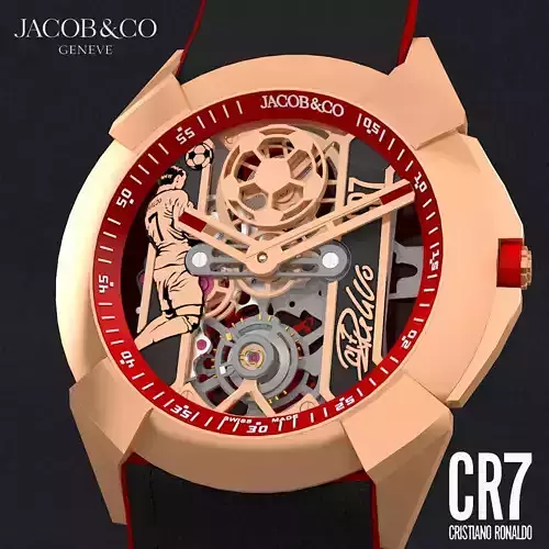 CR7 iconic watch The Jacob Co 3D model