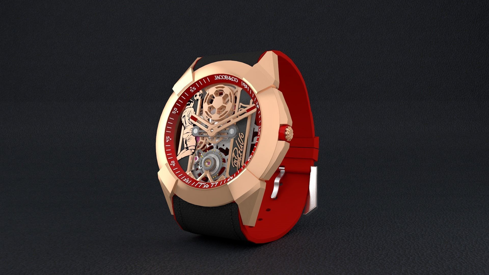 CR7 iconic watch The Jacob Co 3D model_27