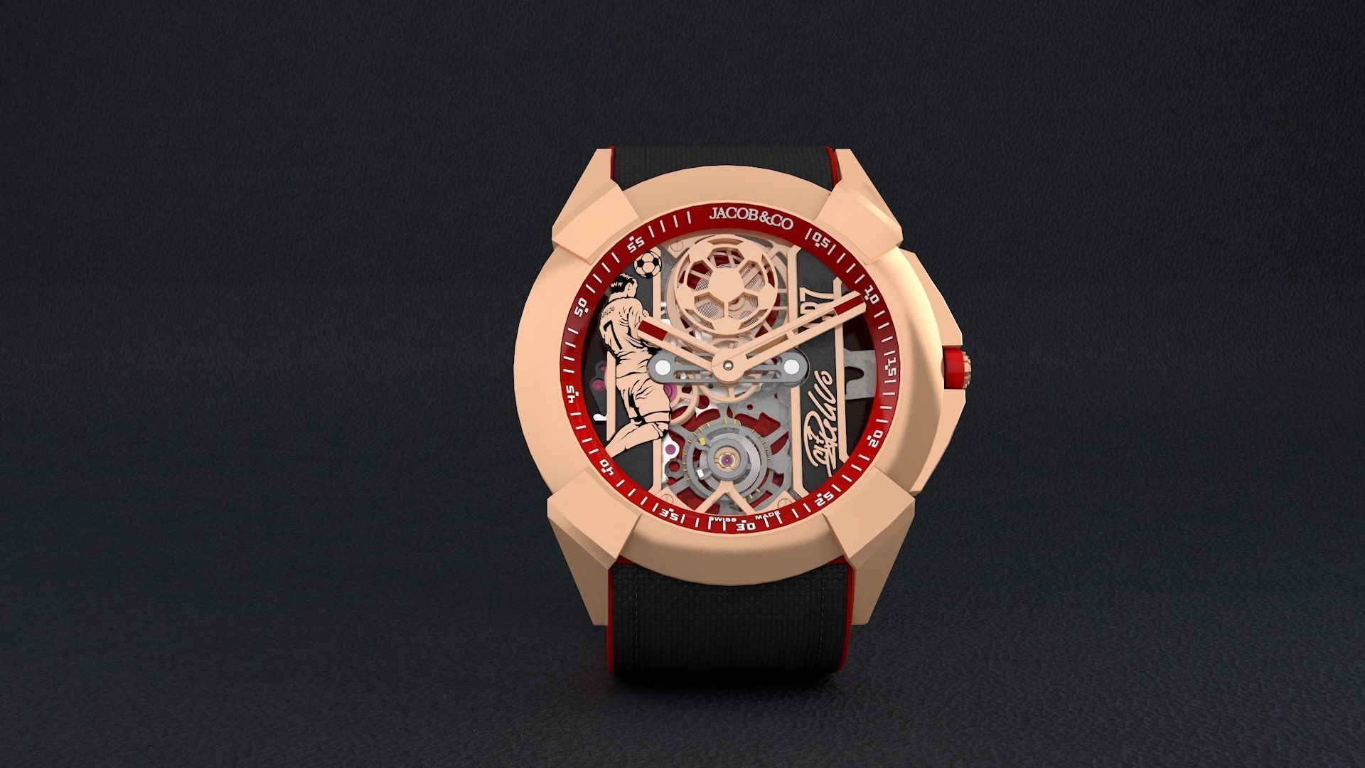 CR7 iconic watch The Jacob Co 3D model_26