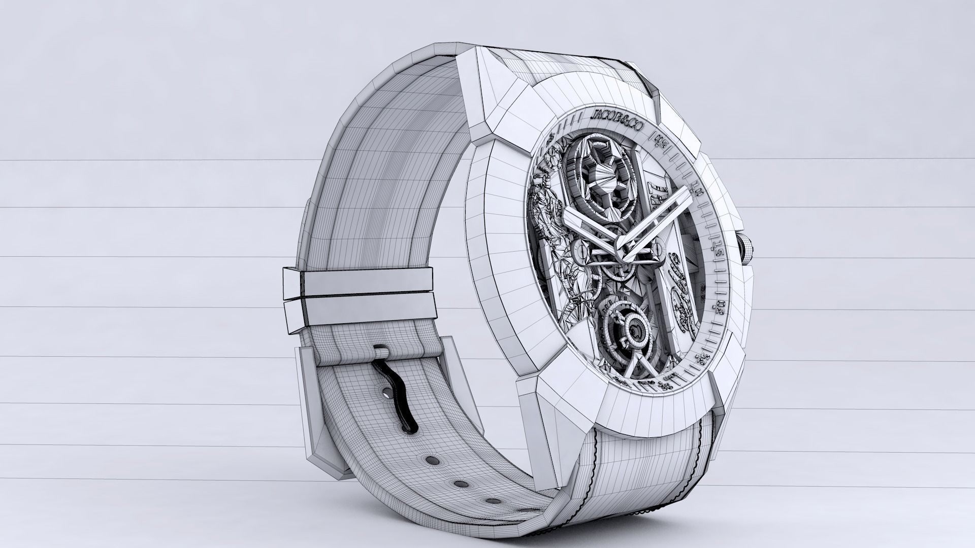 CR7 iconic watch The Jacob Co 3D model_31