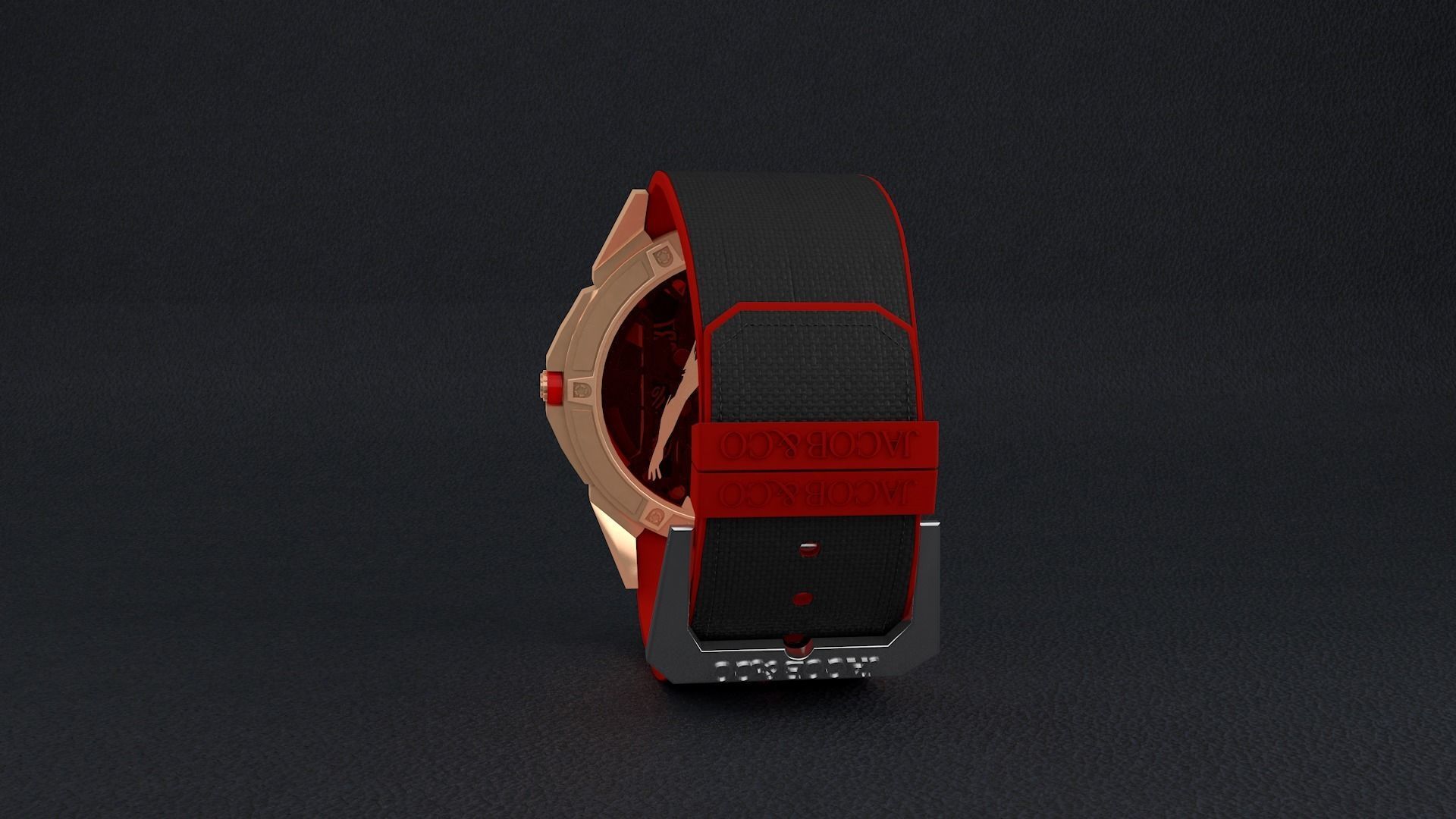 CR7 iconic watch The Jacob Co 3D model_21