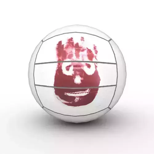 Volleyball Cast Away Low-poly 3D model