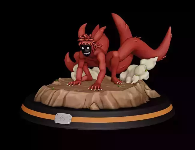 naruto 4 tails 3D print model
