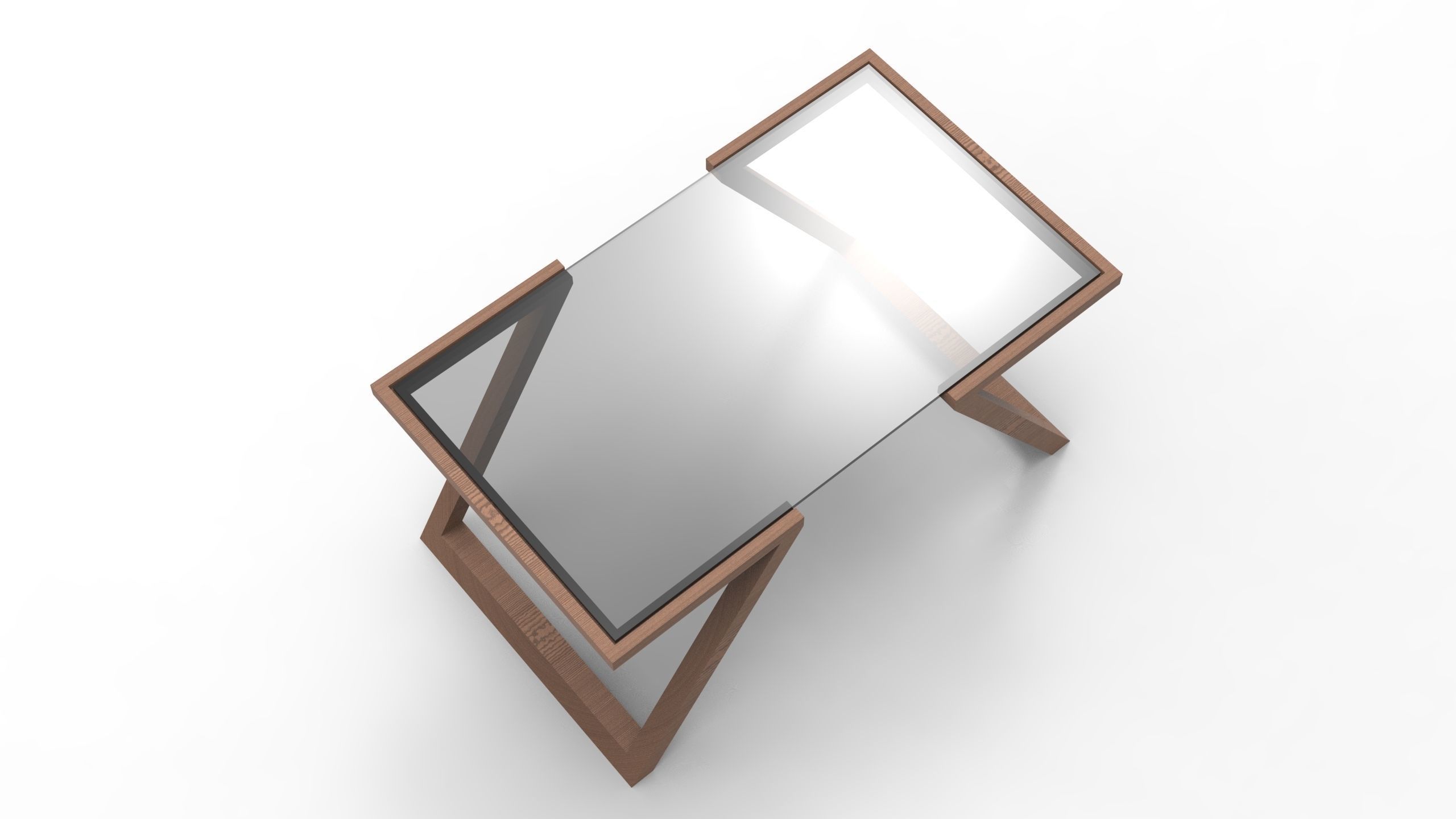 COFFEE TABLE Low-poly 3D model_5