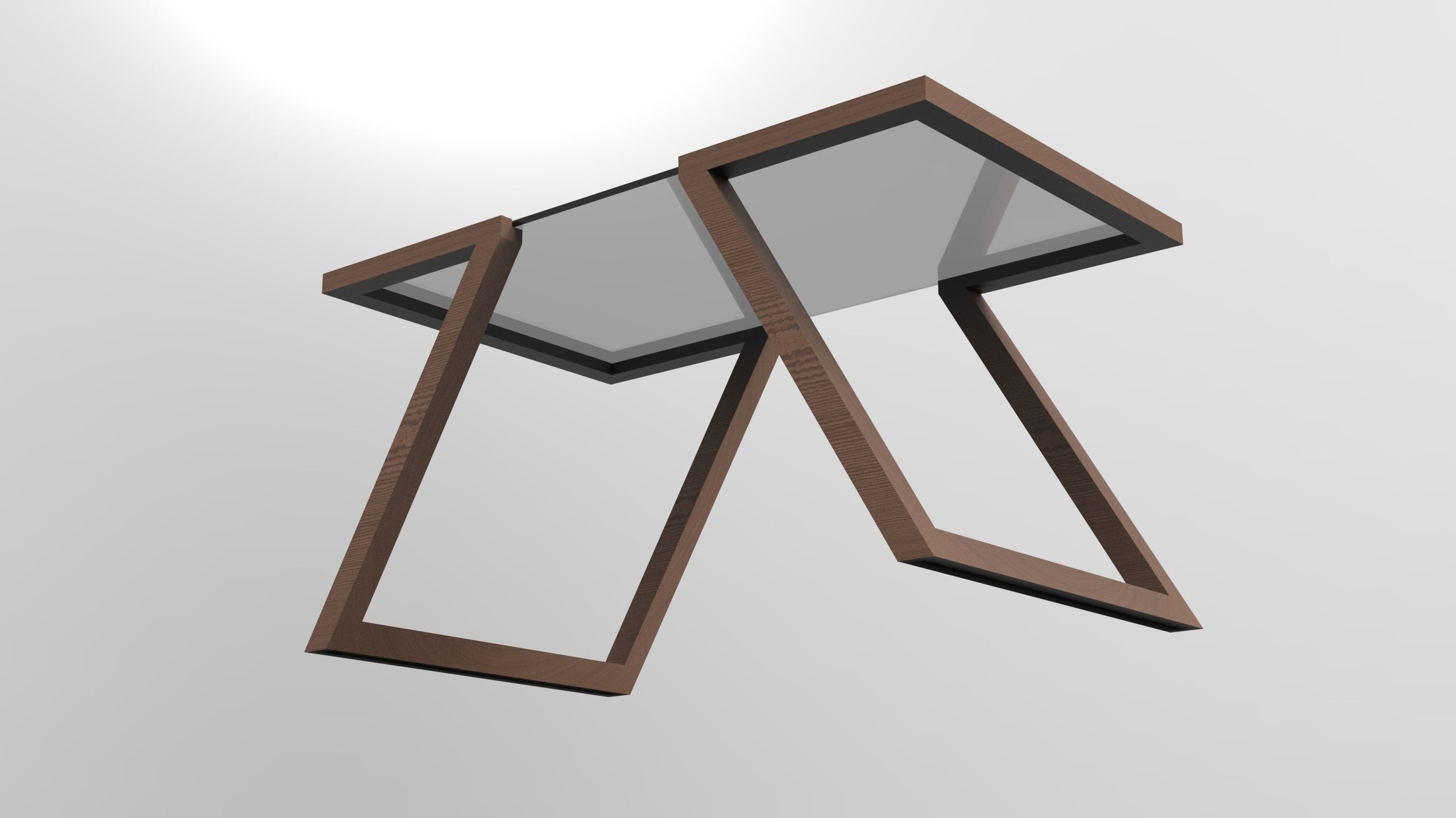 COFFEE TABLE Low-poly 3D model_4