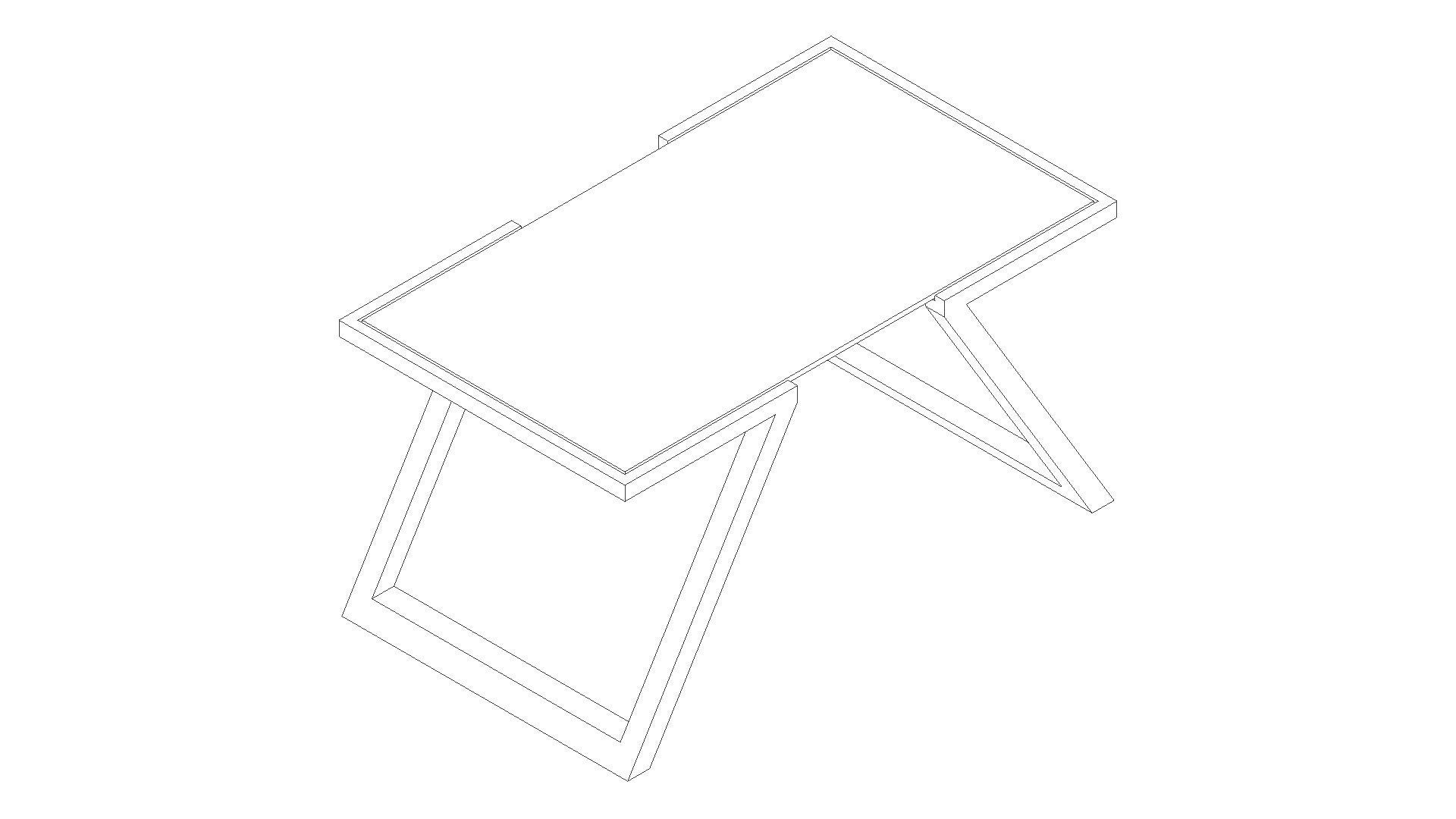 COFFEE TABLE Low-poly 3D model_6