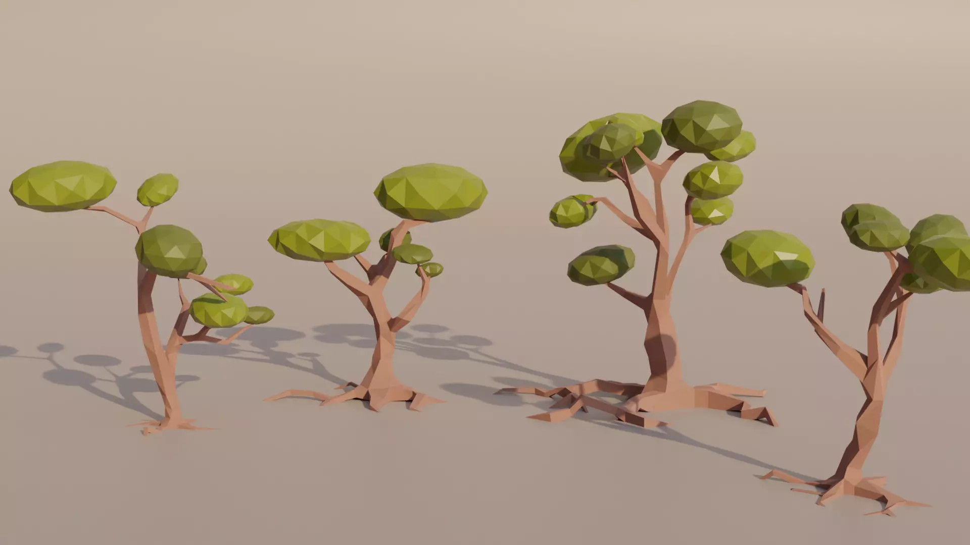 Low Poly Nature Mega Pack RG Low-poly 3D model_7