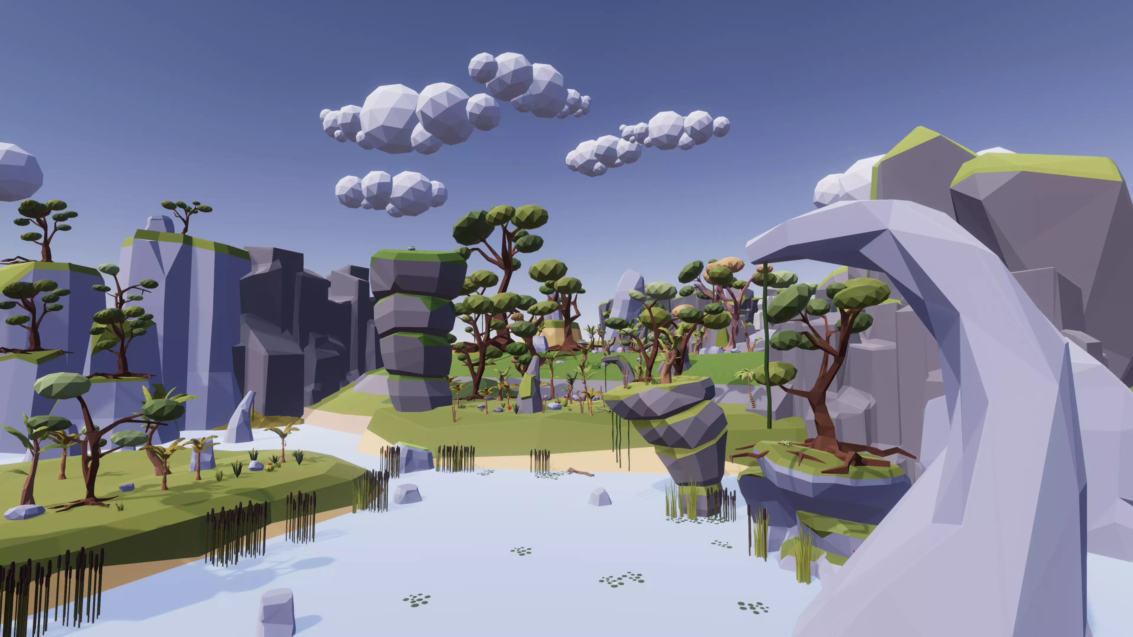 Low Poly Nature Mega Pack RG Low-poly 3D model_14