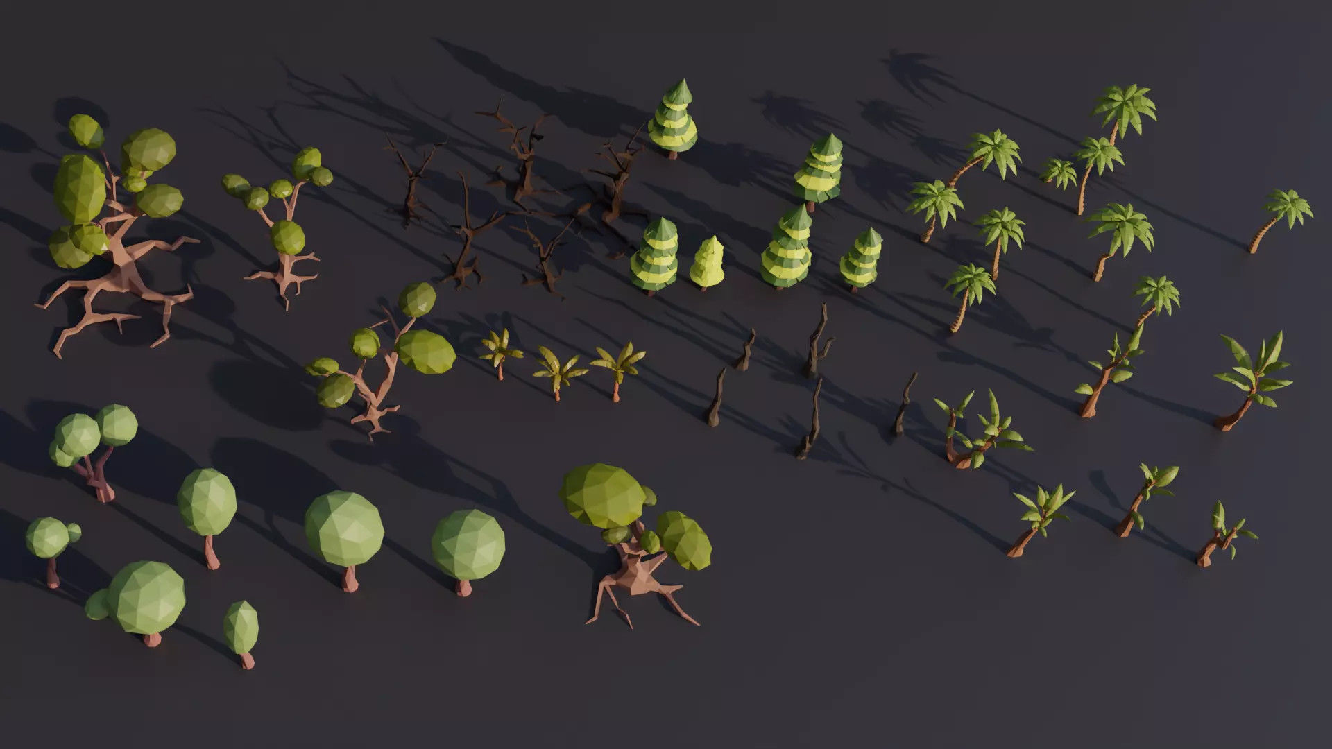 Low Poly Nature Mega Pack RG Low-poly 3D model_20