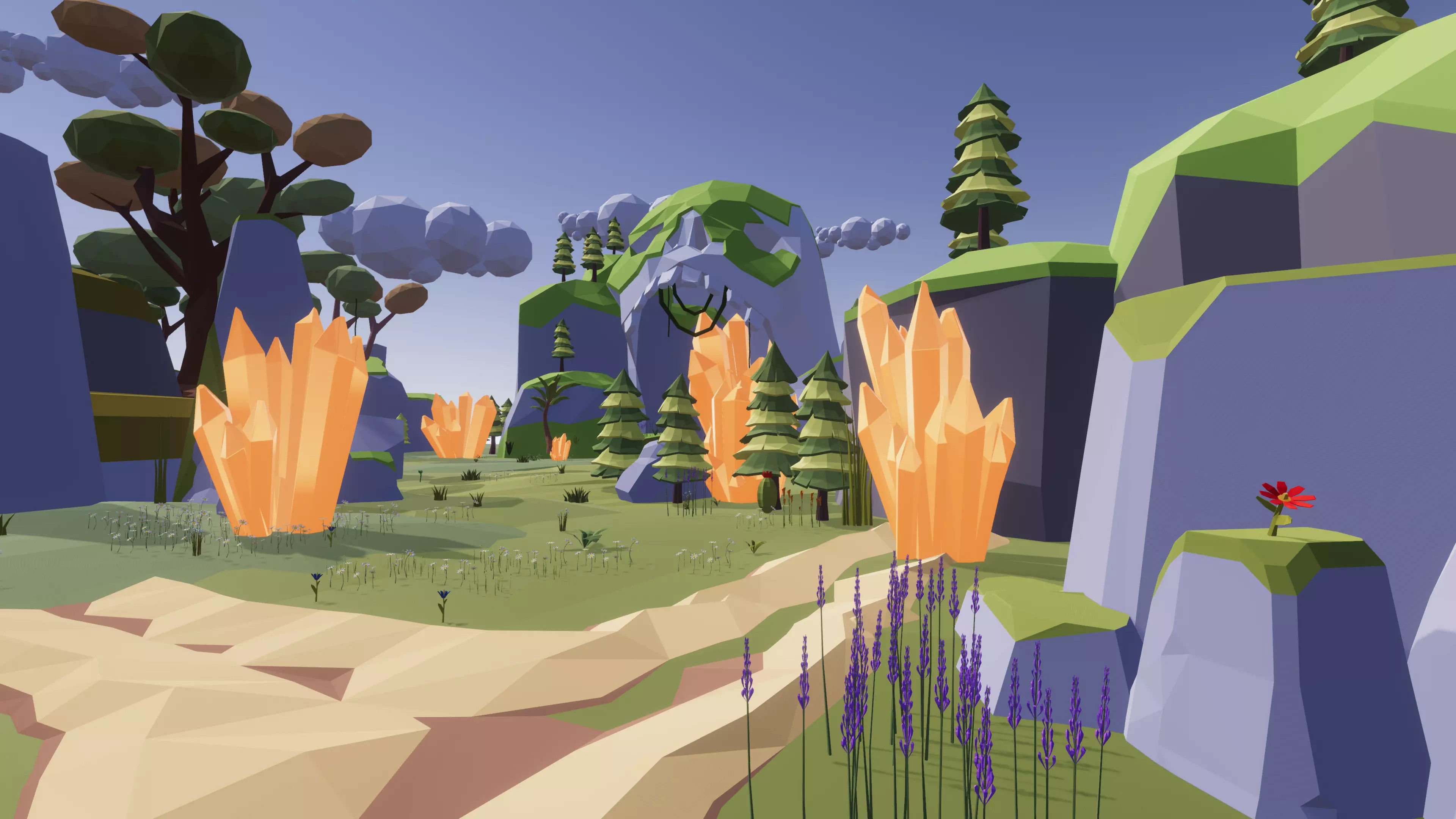 Low Poly Nature Mega Pack RG Low-poly 3D model_13